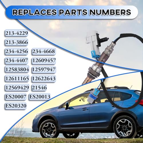 Sensor de oxígeno 234-4256 para autos 2008-2014 2 pzas miniatura 2