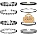 Caydo 8 Pieces Black Choker Necklace Lace Choker Tattoo Necklace for Women Girls