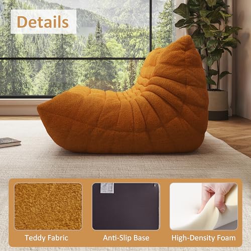 Image of Modular Sectional Sofa Couches L-Shape Couch 3 Seat Modular Sofa Memory Foam Sectional Couches for Living Room, (Yellow, Loveseat)