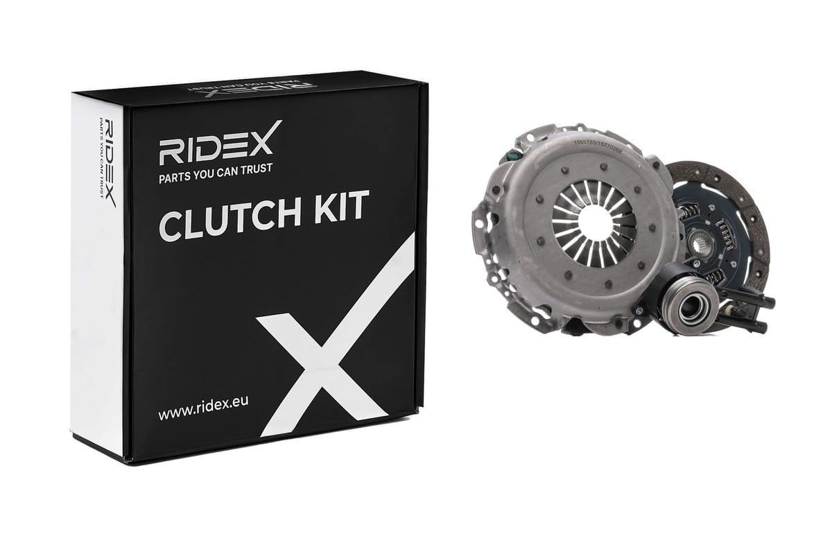 Zestaw sprzęgła RIDEX 479C1119 Kompatybilny z MAZDA 2 Hatchback DE, DH3, FORD Fiesta Mk6 Hatchback JA8, JR8 Fiesta Mk6 Van