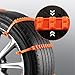10 Anti-slip Snow Chains, Snow Chains For Cars, Automotive Wheel Anti-Skid Chain, Urgent Survival Traction, Reusable Security Chain, Increasing Resistance For Sedan SUV Truck Outdoor Winter Driving
