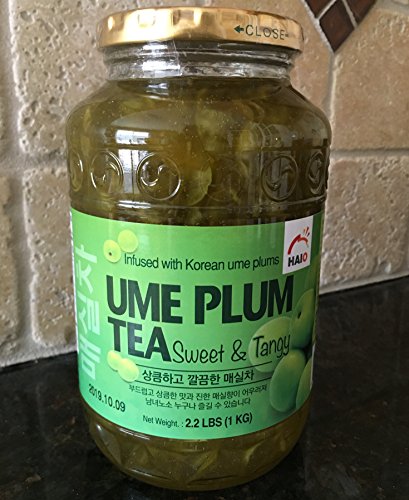 Haioreum Ume Plum Tea - Sweet And Tangy Infused With Korean Ume Plums - Product Of Korea 2.2 Lb (1 Kg) #TOP2