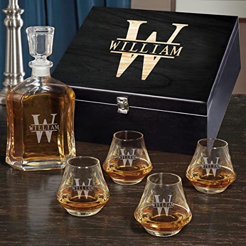 Personalized Dimera Bourbon Decanter Set