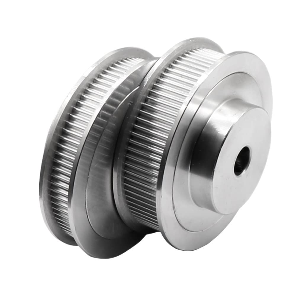 GT2 Zahnriemenscheibe – 80 Zähne, Für 3D-Drucker & CNC-Fräsen, 5 Mm Bohrung, Rostfreier Stahl