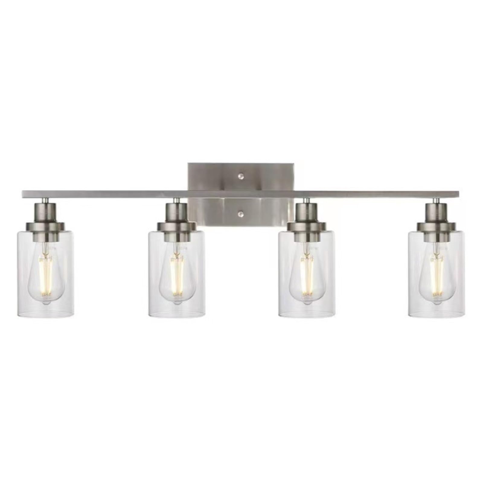 Lampada da parete for interni, occhiali da vista industriali retrò, camera da letto, comodino, soggiorno, corridoio, bagno(L9002 4 heads chrome color)