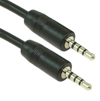MyCableMart 6ft 2.5mm Slim TRRS 4 Conductor Male to Male Audio Cable