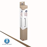 Vista 8 de Dynarex Barra de agarre moleteada con brida giratoria, 24 pulgadas, acero inoxidable con textura, centro antideslizante del riel de seguridad