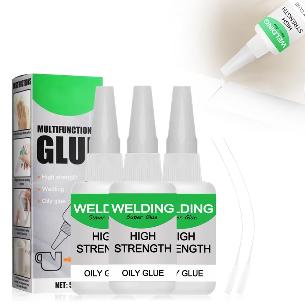 Welding High-Strength Oily Glue, 2025 New Multifunctional Glue, Universal Super Glue, Instant Bonding, Strong Adhesion, Repairs Last Long Time for