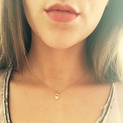 LANG XUAN Message Card Compass Pendant Necklace Friendship Sun Good Luck Elephant Starfish Pendant Chain Necklace with Gift Card - Image 3