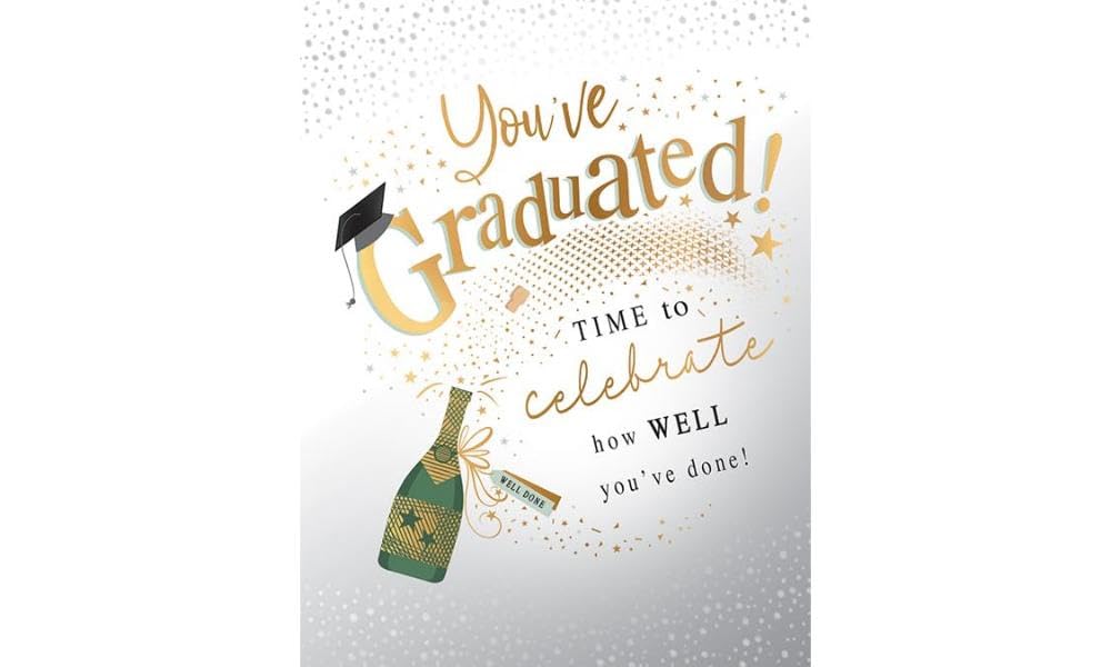 Piccadilly Greetings You've Graduated Graduation Card - 8 x 6 inches