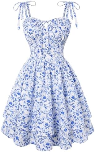 Scarlet Darkness Floral Mini Dress for Women Teens Summer 2026 Fa...