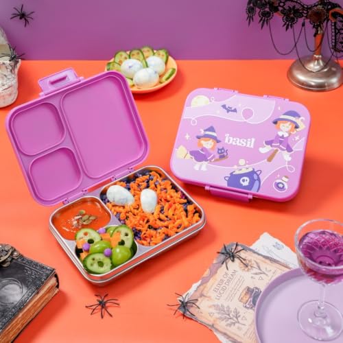 Image of Basil Bento Ace 3 Compartment Stainless Steel Lunch Box