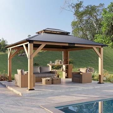 copper finish hardtop gazebo big lots