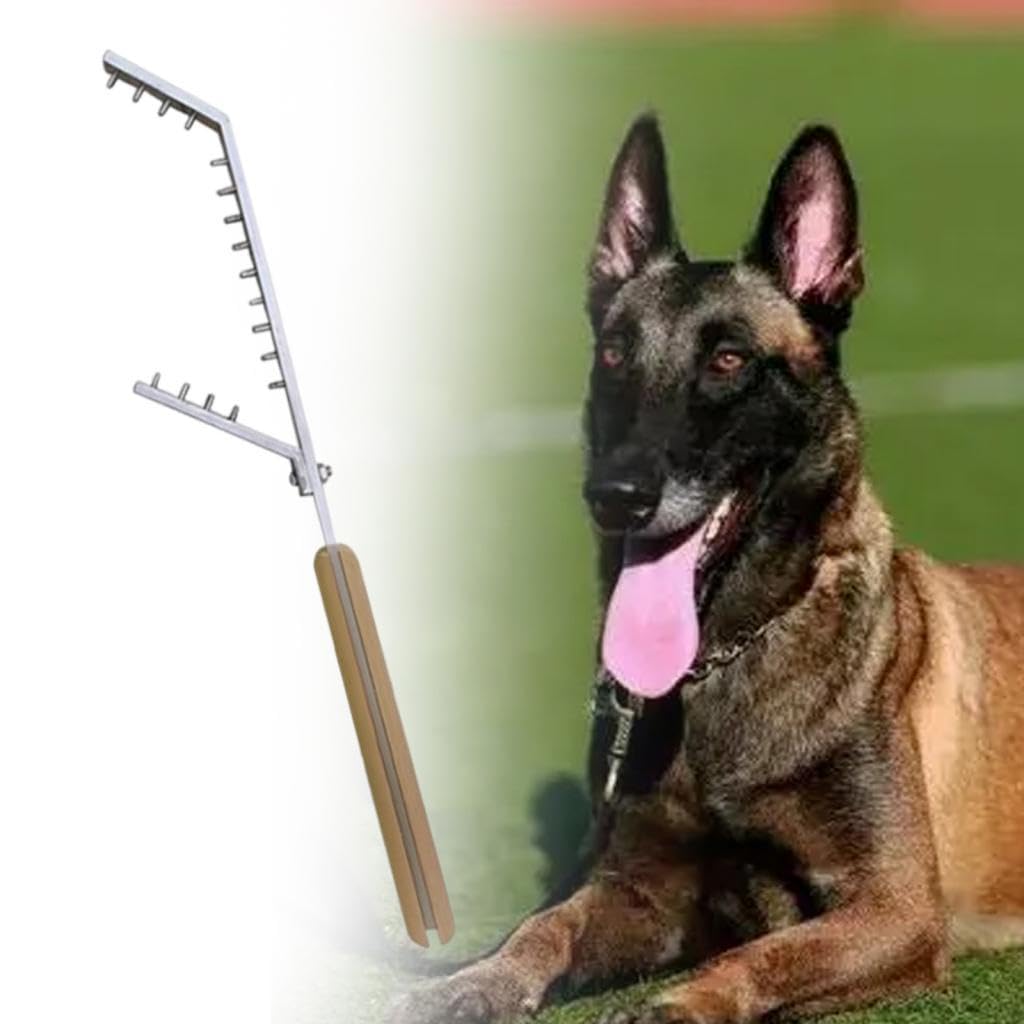 Baoblaze Palo de Entrenamiento para Perros portátil, Resistente, Ligero, Herramienta de Entrenamiento para Perros, Equipo de Entrenamiento para Perros
