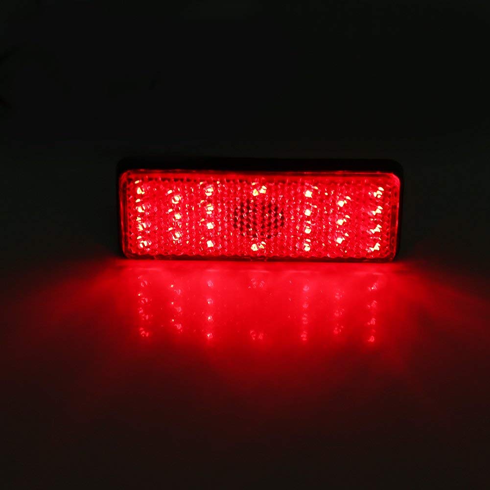 3ème Feu Stop LED Universel - 5 LED Rouge 12V - Pour Montage Haut De Voiture - Dimensions 185x80 Mm - Sécurité Renforcée