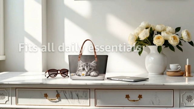 Bolso Tote Grande con Cierre para Mujer miniatura 7