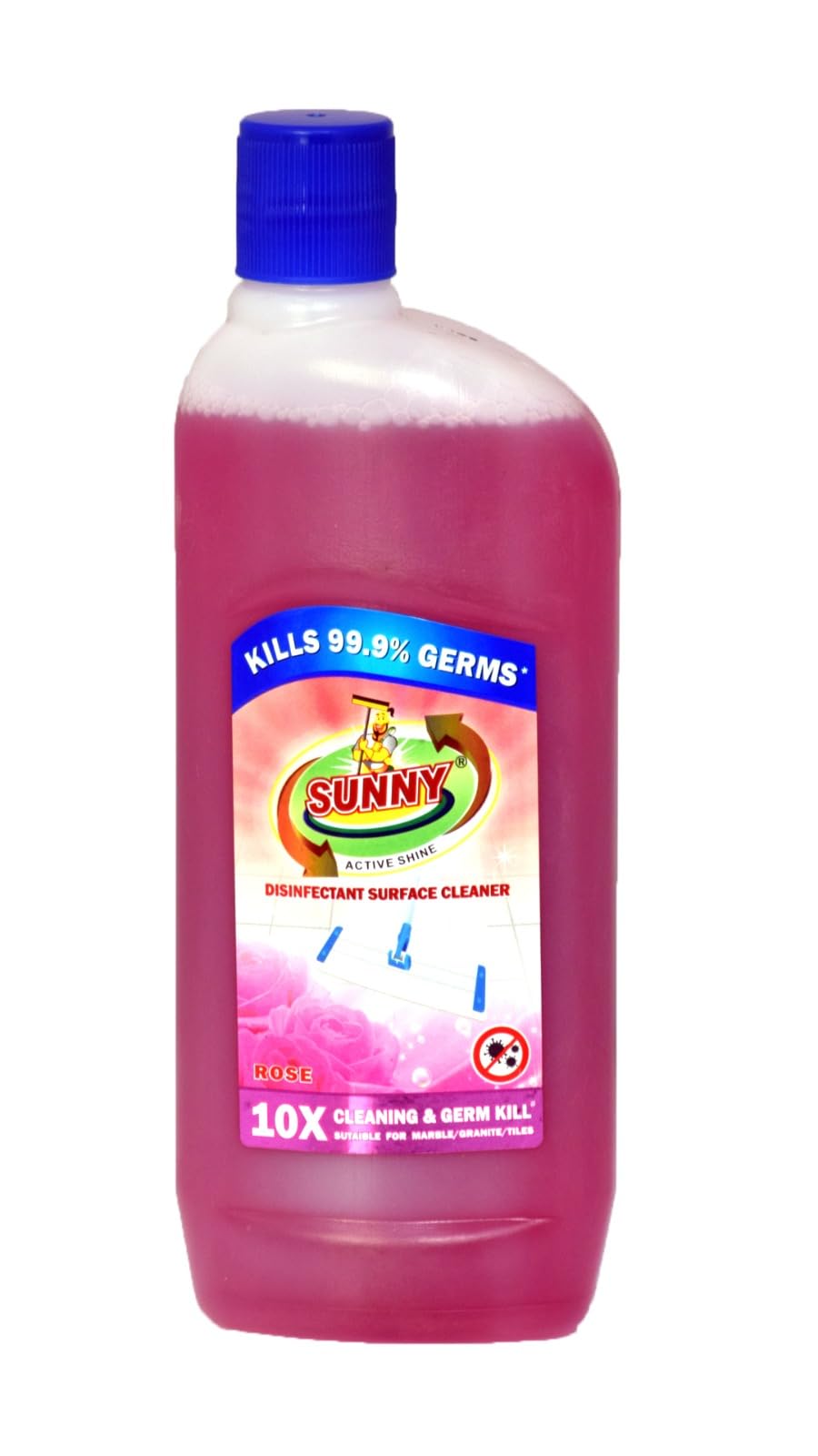 Original Sunny Active Shine Disinfectant Surface & Floor Cleaner, (Rose) - 500ml Pack of - 1 | Kills 99.9% Germs | Suitable for Bathroom & Floor surfaces like ceramic, marble, granite, mosaic etc. (B0DFVM26VW) Amazon Price History, Amazon Price Tracker