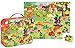 Janod 36 Piece Garden Jigsaw Puzzle - Suitcase Box - Ages 4+ - J02663