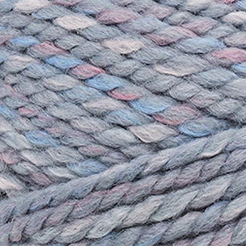 Image of Lion Brand Yarn Wool-Ease Thick & Quick Yarn, Soft and Bulky Yarn for Knitting, Crocheting, and Crafting, 1 Skein, Storm Front (Pack of 2)
