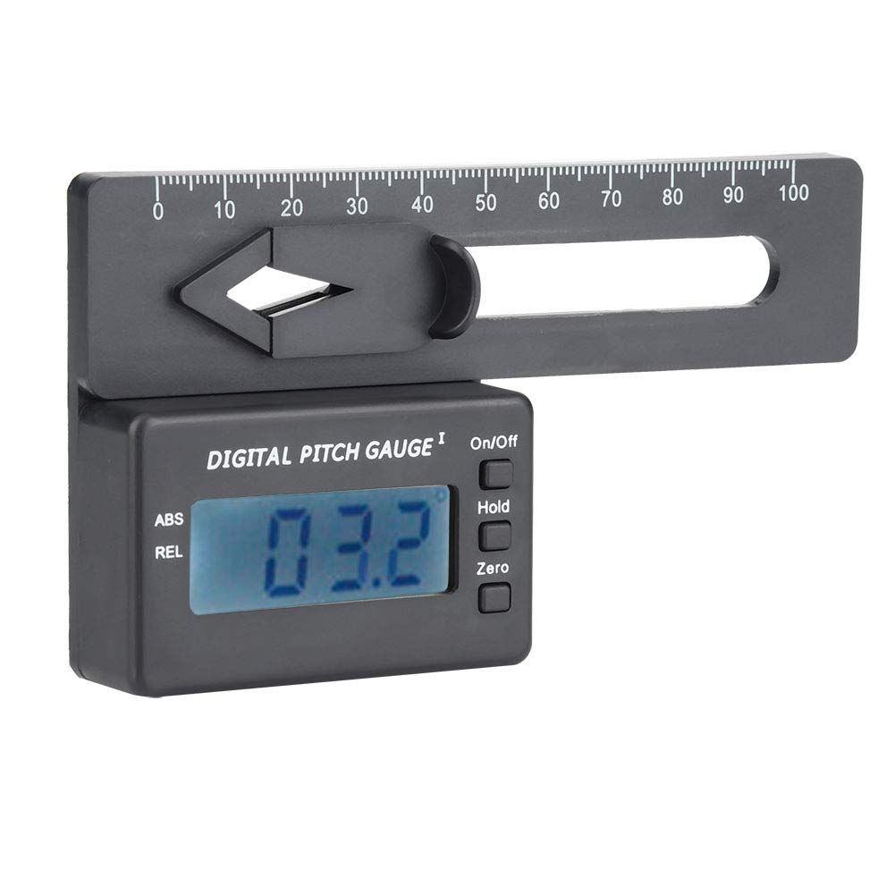 Yctze Modelo de Helicóptero RC Accesorio Electrónico con Indicador de Paso Digital LCD para un Paso Preciso Accesorio RC para Configuración y Mantenimiento Precisos del Helicóptero.