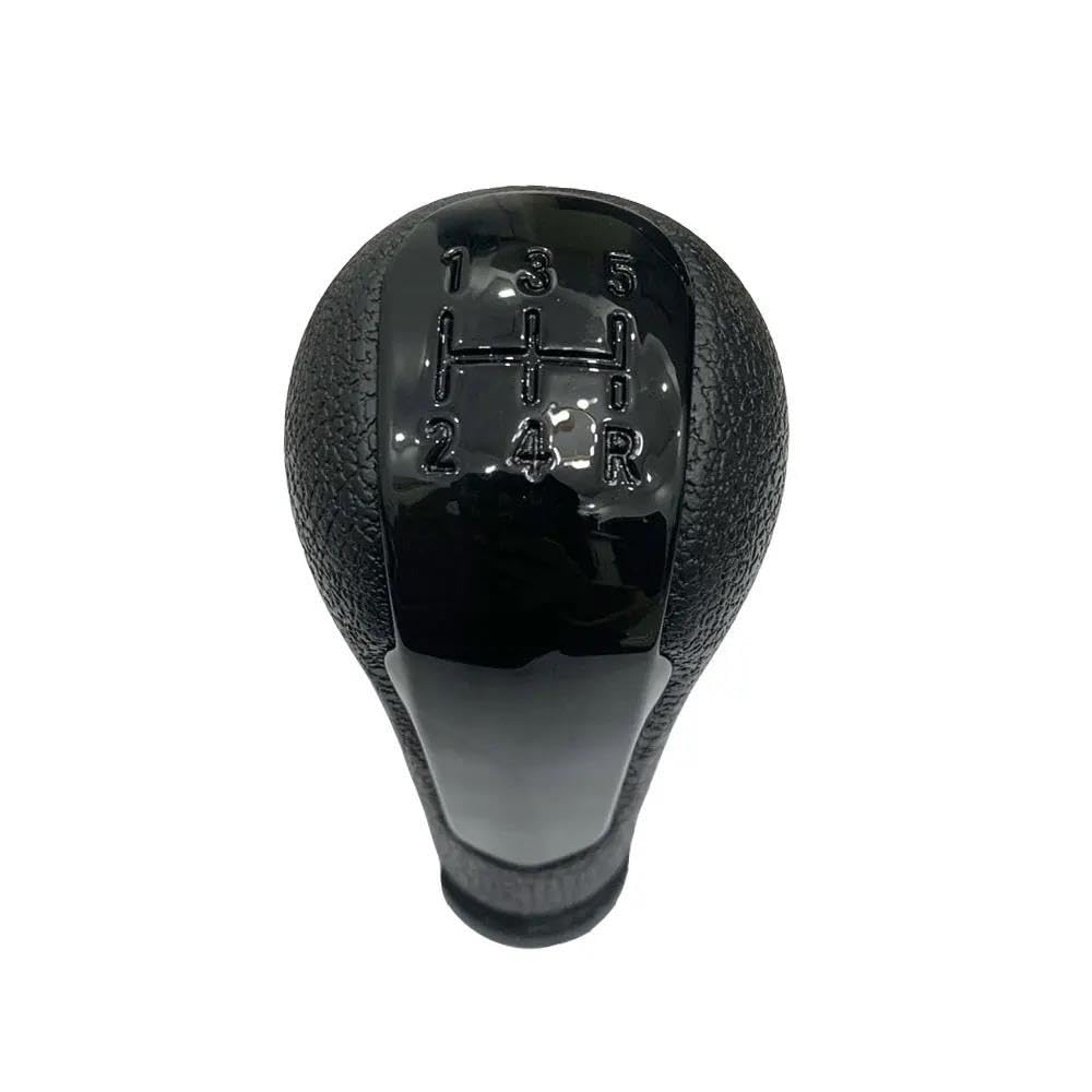 Sxqpocar Black Cap 5 Speed Gear Shift Lever Knob Cover Boot Gaitor Manual Gearbox Handball For Chevrolet Spark 2013 Shift Lever Head(Black)