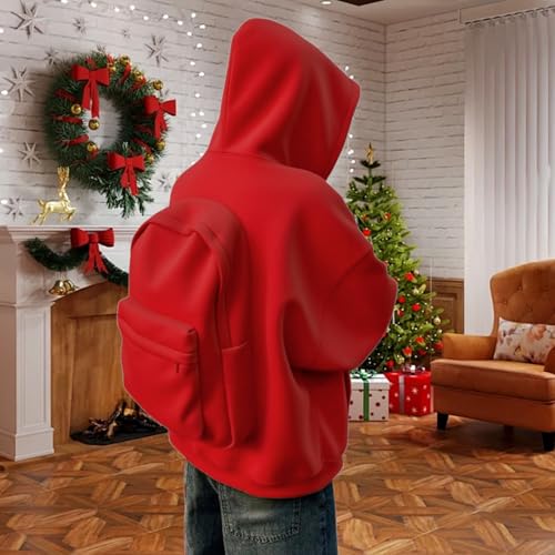 Zip Up Hoodie for Men Women Unisex 3D Creative Hoodie with Backpack Lightweight Hooded Sweatshirts Fashion Outfits4