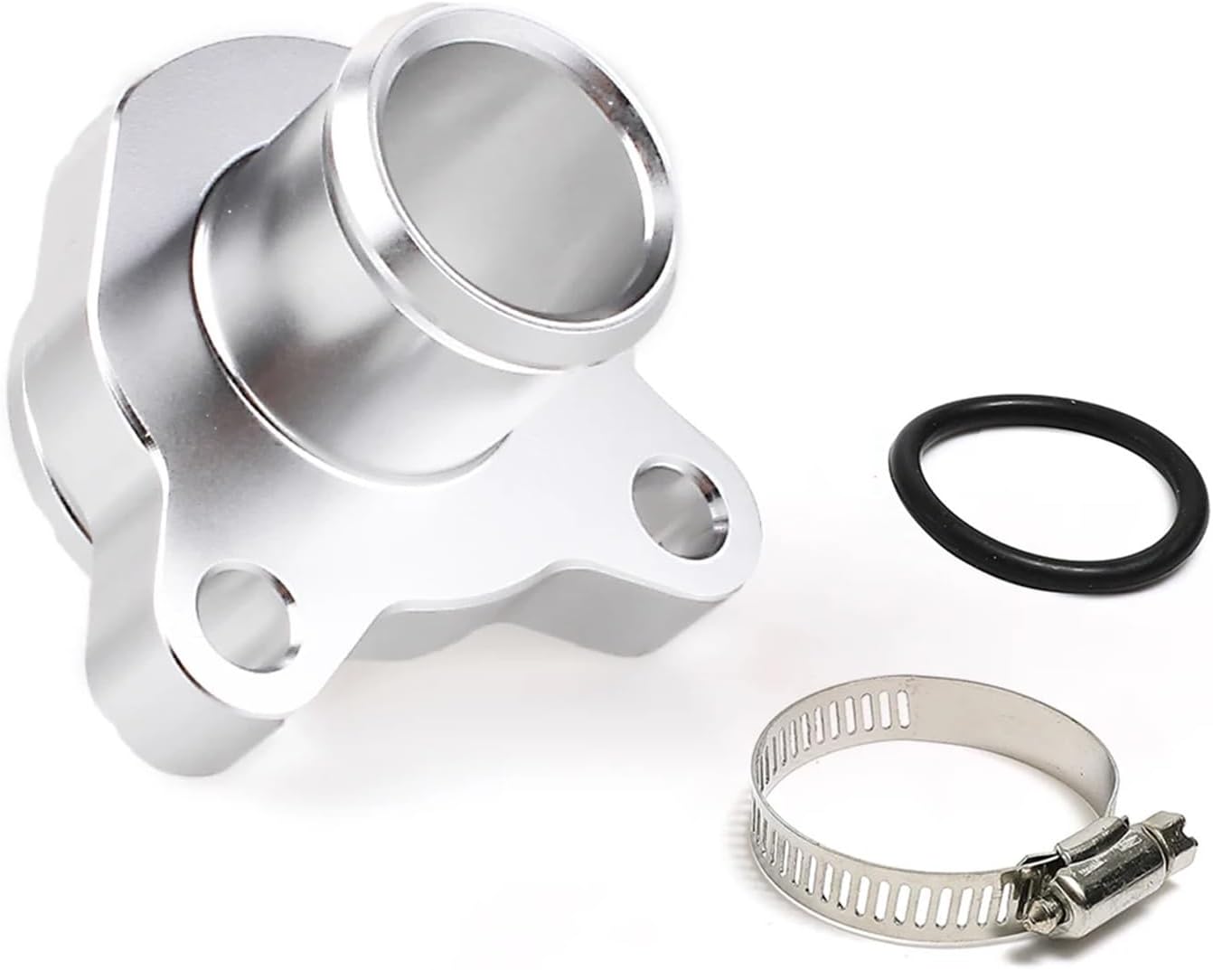 Aluminum Water Hose Fitting Replacement Car Replacement Pipe Connector Compatible With BMW N54 335i 335 11537541992 11537544638 HR053(Left)