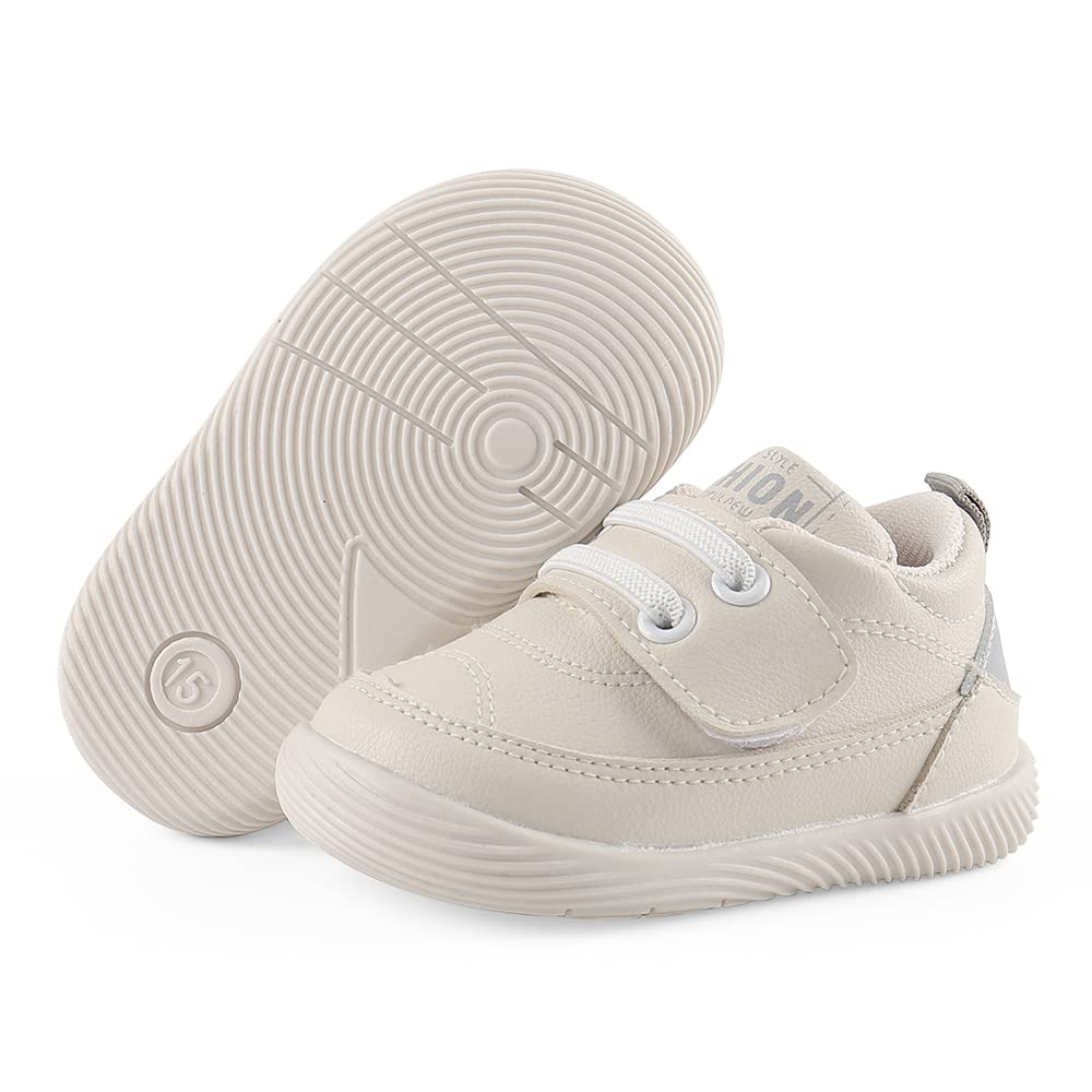 LACOFIA Baby Boys Girls First Walking Shoes Toddler Anti-Slip Rubber Sole Sneakers