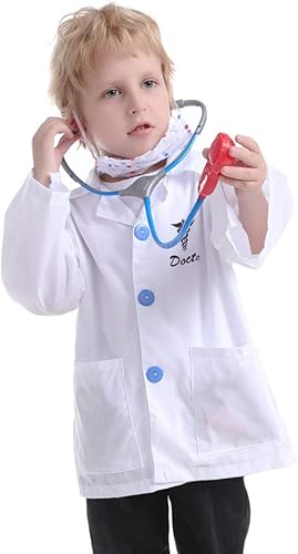 Miniatura 2 de TopTie Disfraz de Halloween para niños, disfraz de médico cirujano enfermera para niño y niña
