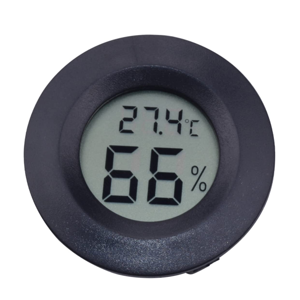 HEMOTON 3 Set Termometro Indice di umidità per I Rettili Accessori per Rettili Vivaio Casa Contatore di Temperatura Digitale Igrometro per Serra Black 4 Pezzi*3