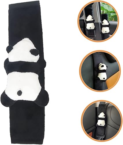 Miniatura 5 de ABOOFAN 2 fundas para cinturón de seguridad, cojines de cinturón de seguridad de franela aldult, protector de cinturón de seguridad con cojín,