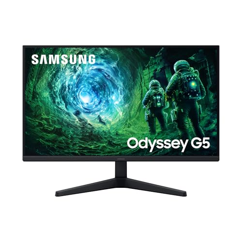 Samsung LS27FG530EUXEN- Monitor Gaming Odyssey G5 de 27" QHD (2560 x 1440 16:9, 200Hz, 1ms, Panel IPS, HDR10, AMD FreeSync Premium, Black Equalizer), Negro, Versión 2025