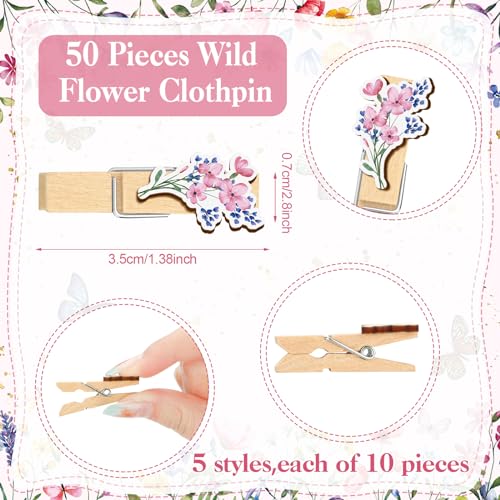 Image of Patelai 321 Pcs Baby in Bloom Baby Shower Decorations Wildflower Gender Reveal Games 5 Set Don't Say Serve 50 Guests for Wildflower Gender Bloom Reveal Birthday Party Decorations Supplies
