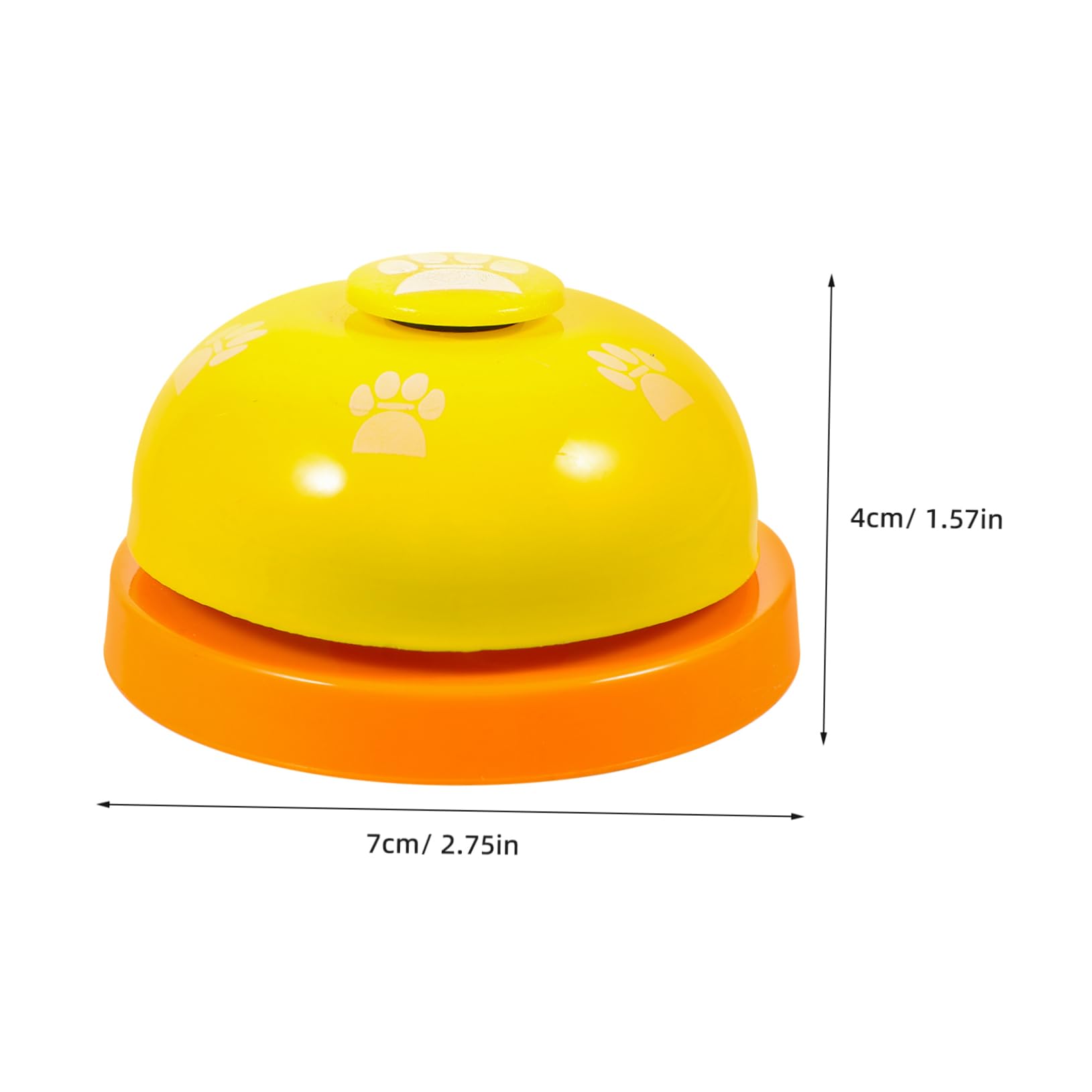 ibasenice Pet Training Bell Bells Dog Training Cream for with Puppy Hanging Interactive Dog Pet Training Press Bell Dog Dinner Training Bell Dog Doorbell Dog Door Bell Plastic