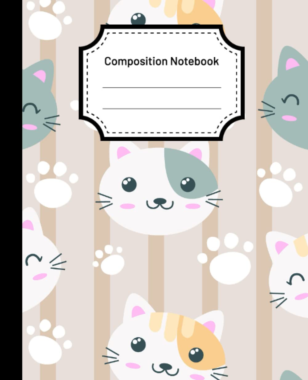 Composition Notebook College Ruled- 120 Pages Animals in Winter: cute animals Cute Composition Notebook for kids young adults and animals girls boys teens