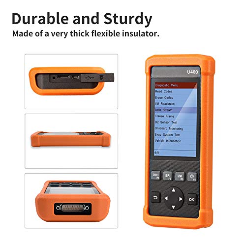 LAUNCH U400 OBD2 Scanner automotivo almofada de freio eletrônica redefinir a lâmpada de óleo OBD lei