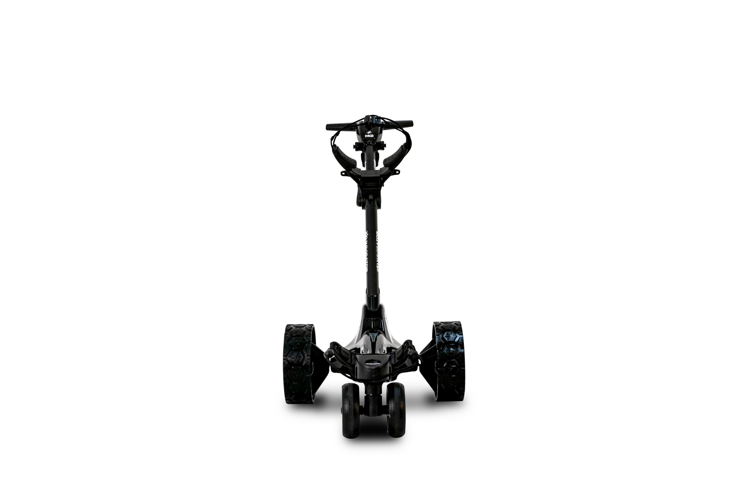 MGI Zip Navigator Elektrischer Golftrolley mit 36 Löchern, Fernbedienung, für Getränke, Regenschirm und GPS-Telefon