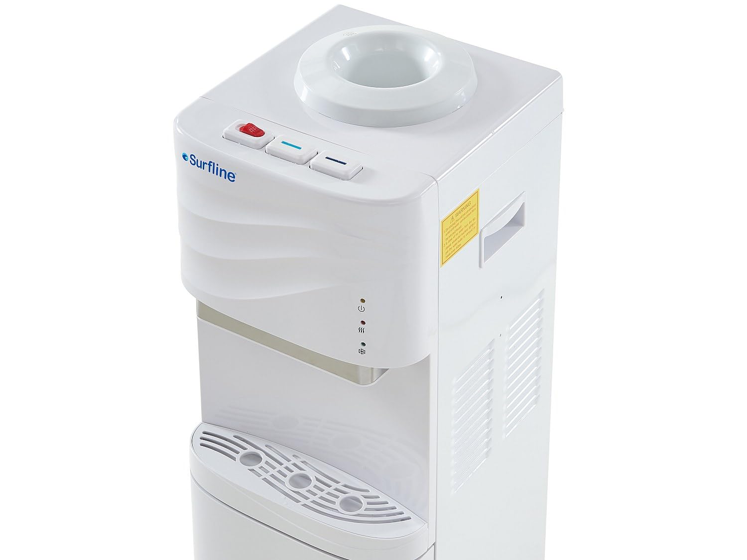 Vente-unique - Fontaine à Eau bonbonne - Eau Froide/Chaude - 11 /18L - Blanc - FORTEX