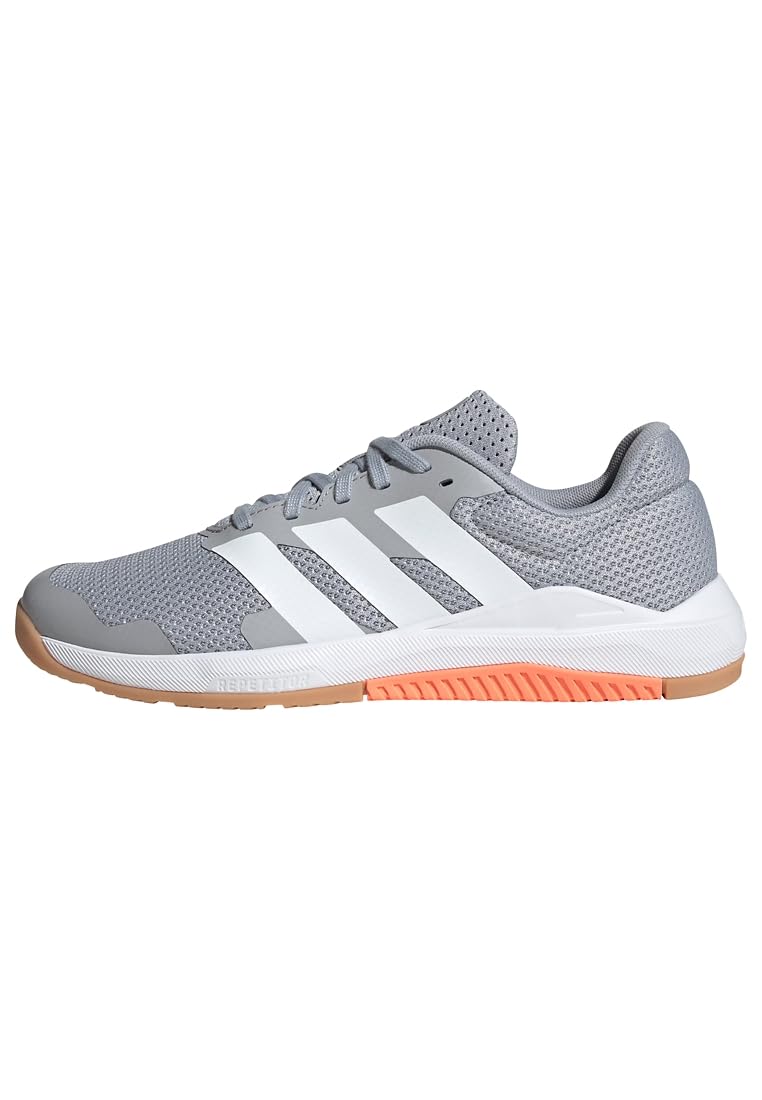 adidas Kobiety Dropset Base Training Shoes, halo silver/ftwr white/beam orange, 42 EU