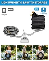 50 FT Garden Hose, Non-Expanding Water Hose, Ultra Flexible, Burst-Resistant, Kink-Free, High-Pressure Garden Hose for Easy All-Weather Use on Lawns, Gardens, and Outdoor Cleaning — image 6