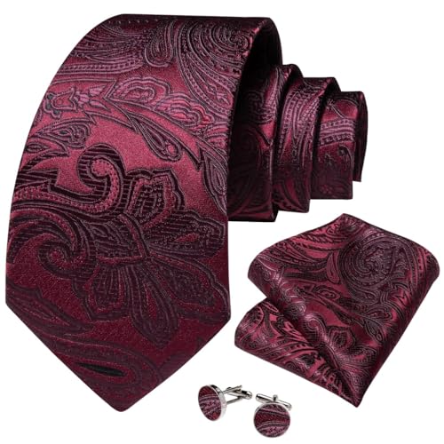 Set de corbatas de seda para hombre NSUQOA
