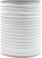 Vista 34 de Bristlegrass Picot Loop - Banda elástica para coser de 1/2 pulgada, 0.512 in, corona de carrete con volantes, cinta elástica para atar el cabello