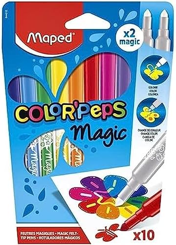 Maped 845902 Flamastry, Wielokolorowy, 12 Sztuk