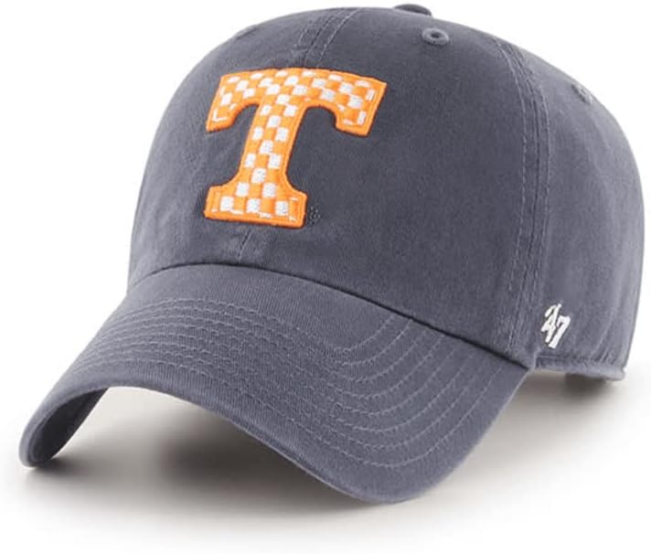 47 Tennessee Volunteers Mens Womens Clean Up Adjustable Strapback Navy Blue Hat with Team Color Logo