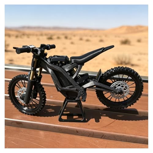 Filkur Electric Dirt Bike for Surron Light Bee X 1:9 Scale Off-Road Motorcycle Miniature DIY Motorcycle Handcrafted Collectible Gift (Grey)