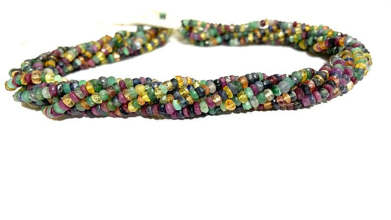 Perles en saphir naturel facettées : créez vos bijoux d'été élégants et intemporels