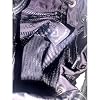 Prada Re-Nylon Black Tassel Drawstring Bucket Bag with Leather Top Handle and Detachable Strap, Silver Hardware, Made in Italy