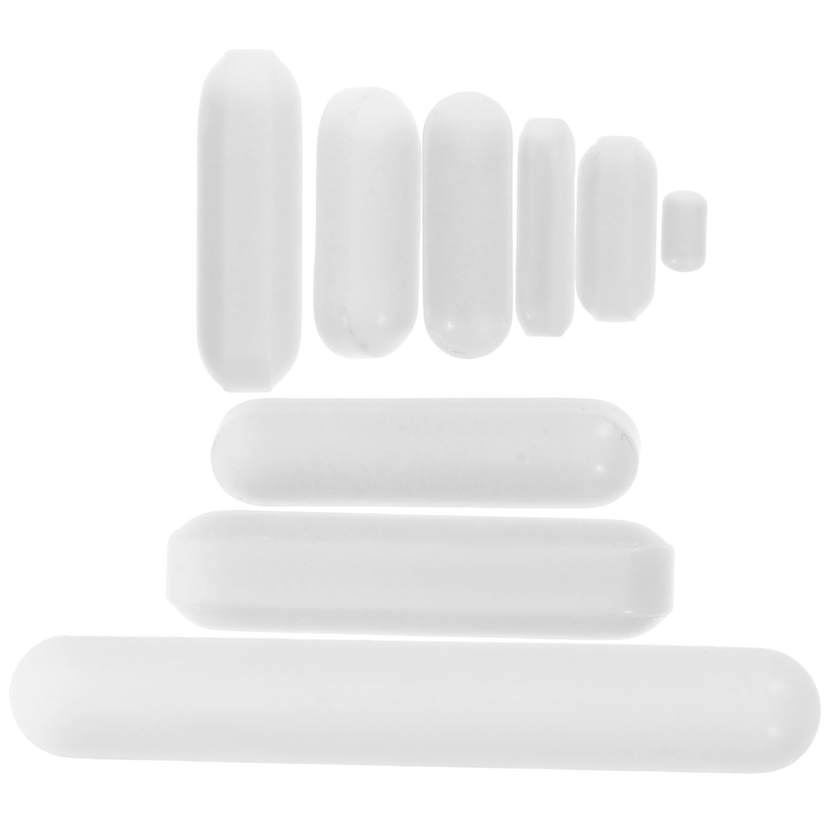 MAGICLULU 3 Sätze Magnetisches Rührstab Set Teiliges Ptfe Rührer Set für Labor Zylindrische Rührstäbe für Effiziente Mischvorgänge von Flüssigkeiten und Reagenzien