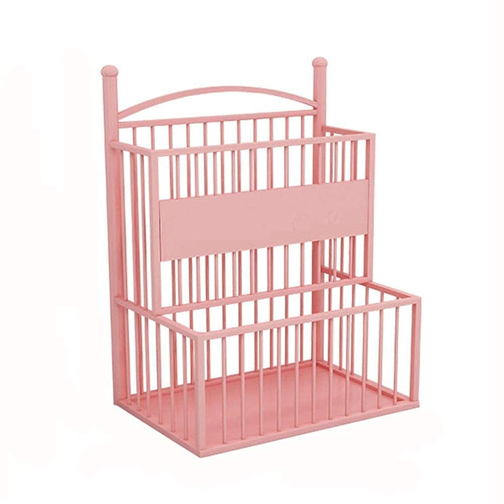 Porte-parapluies en métal haut de gamme étanche et antirouille rose