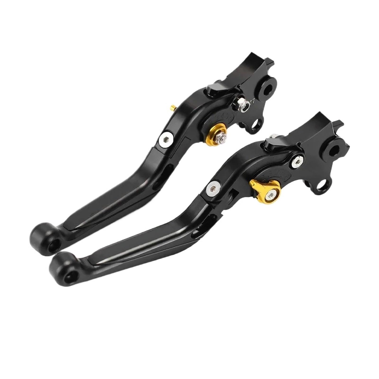 RAGPUKMUAN Motorbike Hand Brake for BMW for F650GS for F800GS K72 for F700GS K70 Motorcycle Extending Handles Folding Clutch Brake Levers Parking Tool(2017-2018 BlackGold)